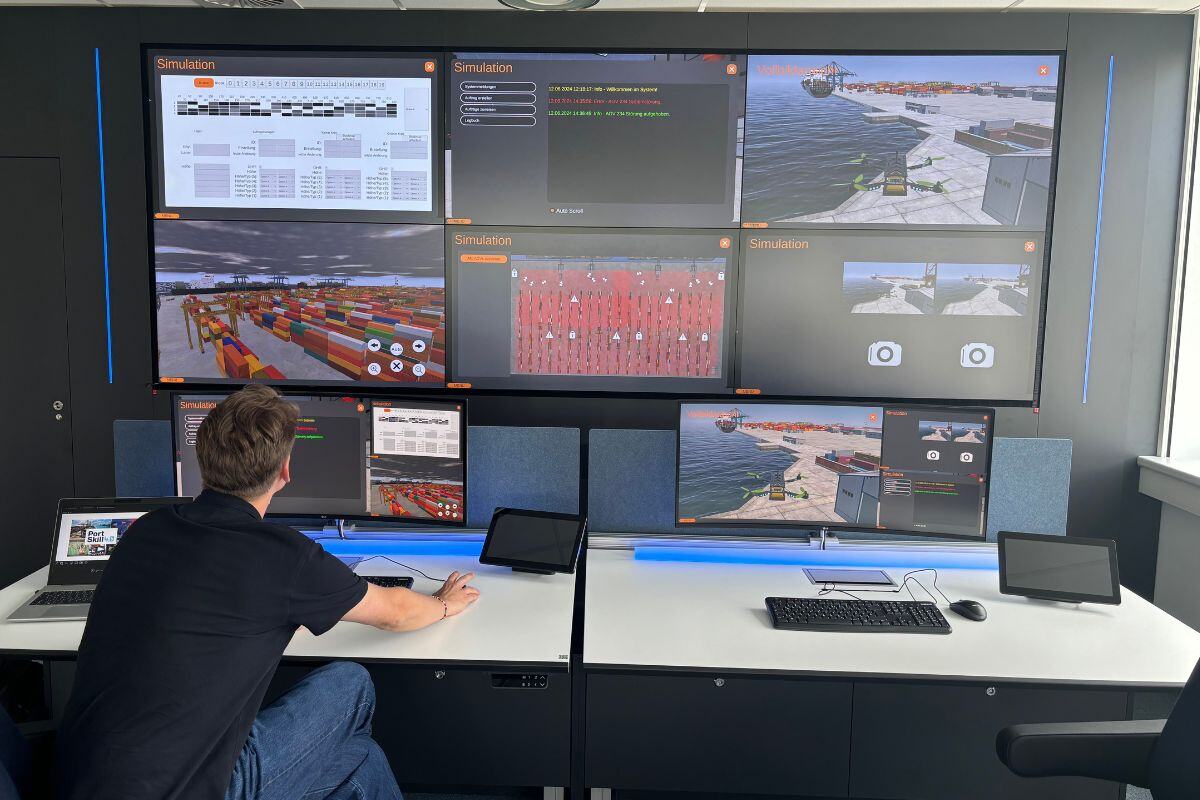 Digitales Test- und Trainingscenter am Container Terminal Altenwerder - Discovery HH