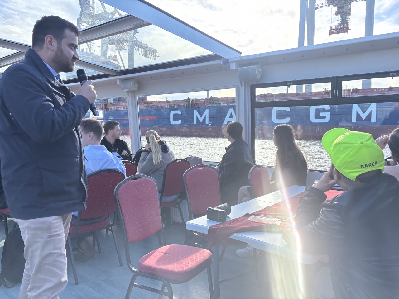 Barkassenfahrt Maritime Talent Day CMA CGM