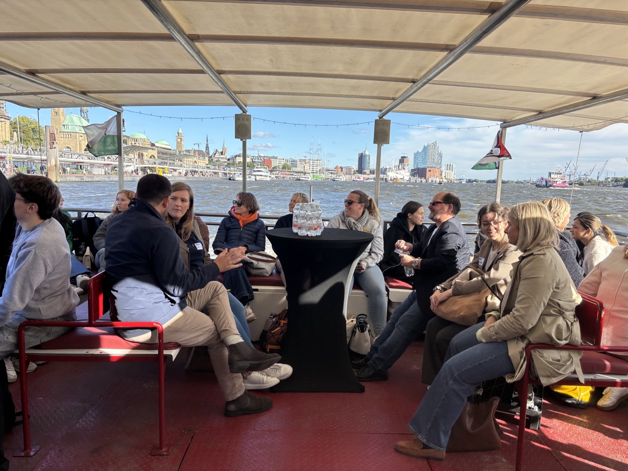 Barkassenfahrt Maritime Talent Day mit Stadt