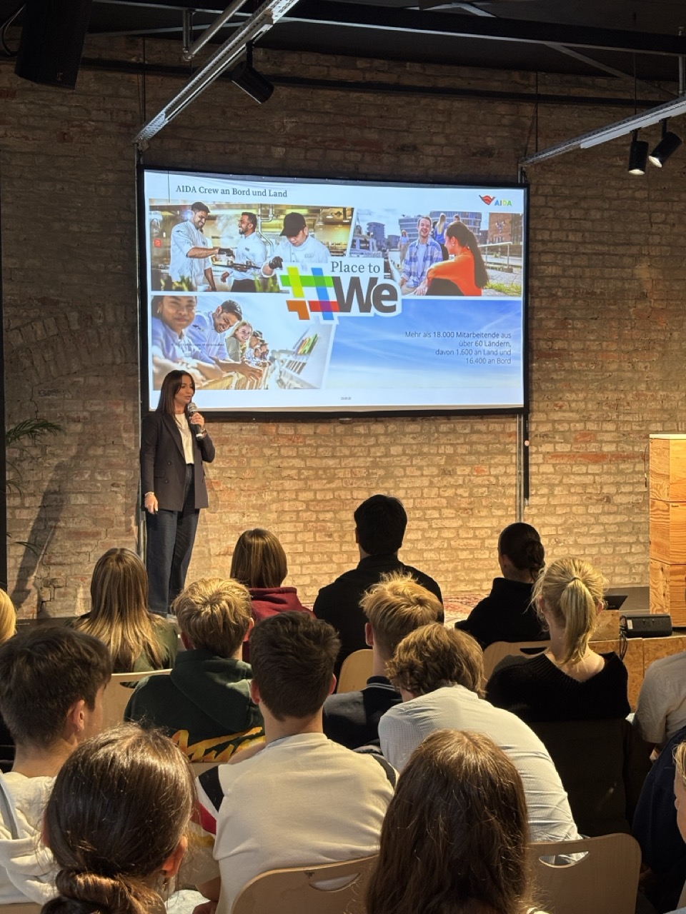 Maritime Talent Day 2025 aus dem Digital Hub Bühne AIDA